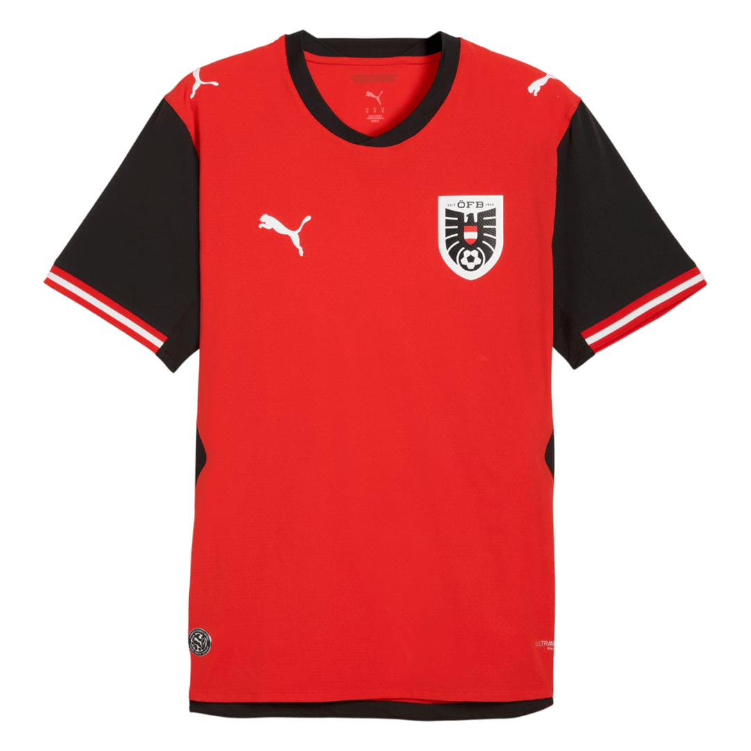 Men's Austria World Cup 2026 Player Version Home Soccer Jersey - Slim Fit product view 1
