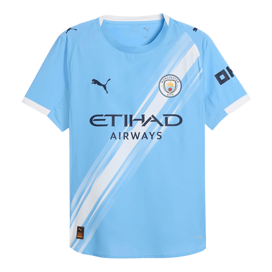 Men's Manchester City 2025/26 Player Version Home Soccer Jersey - Slim Fit product view 1