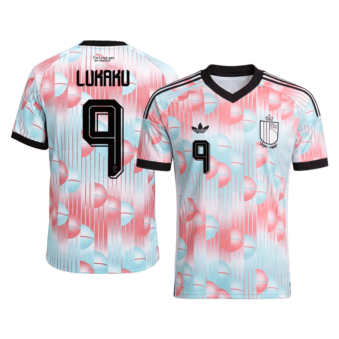LUKAKU #9 Men's Belgium World Cup 2026 Away Soccer Jersey product view 1