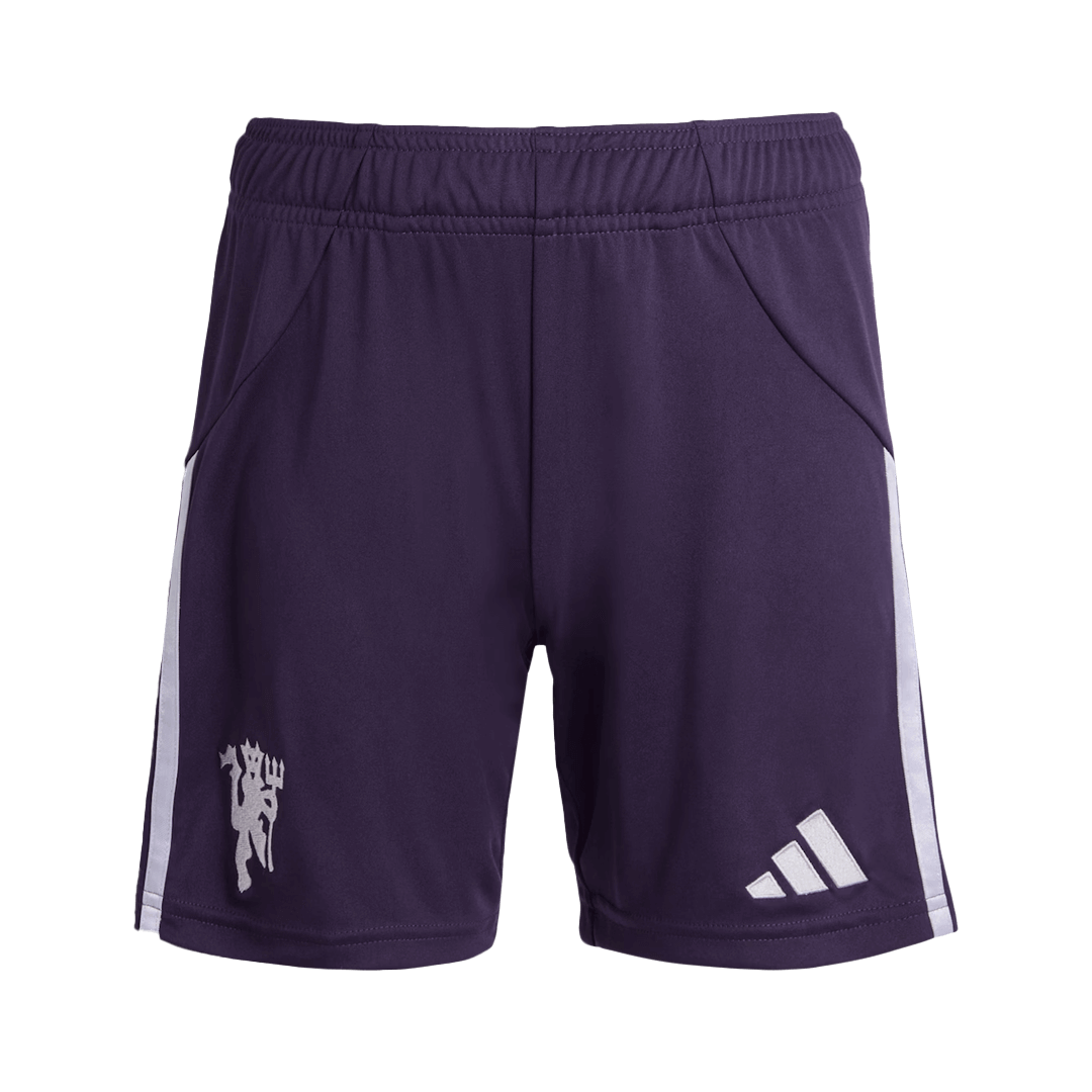 Men's Manchester United 2025/26 Away Soccer Shorts product view 1