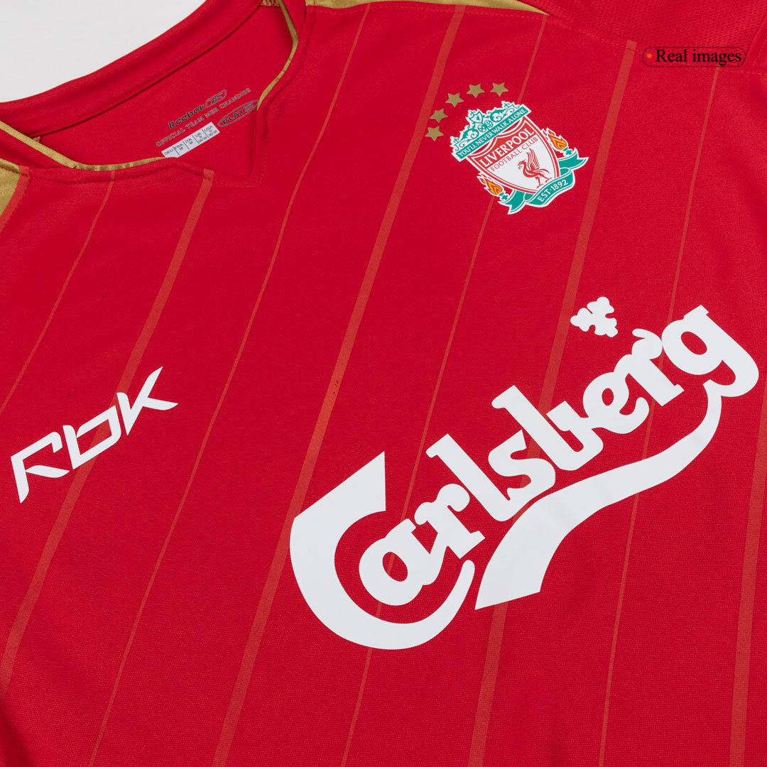Retro Men's Liverpool 2005/06 Home Soccer Jersey product view 4