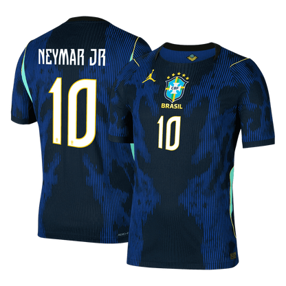 NEYMAR JR #10 Men's Brazil World Cup 2026 Player Version Away Soccer Jersey - Slim Fit product view 1