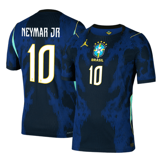 NEYMAR JR #10 Men's Brazil World Cup 2026 Player Version Away Soccer Jersey - Slim Fit product view 1