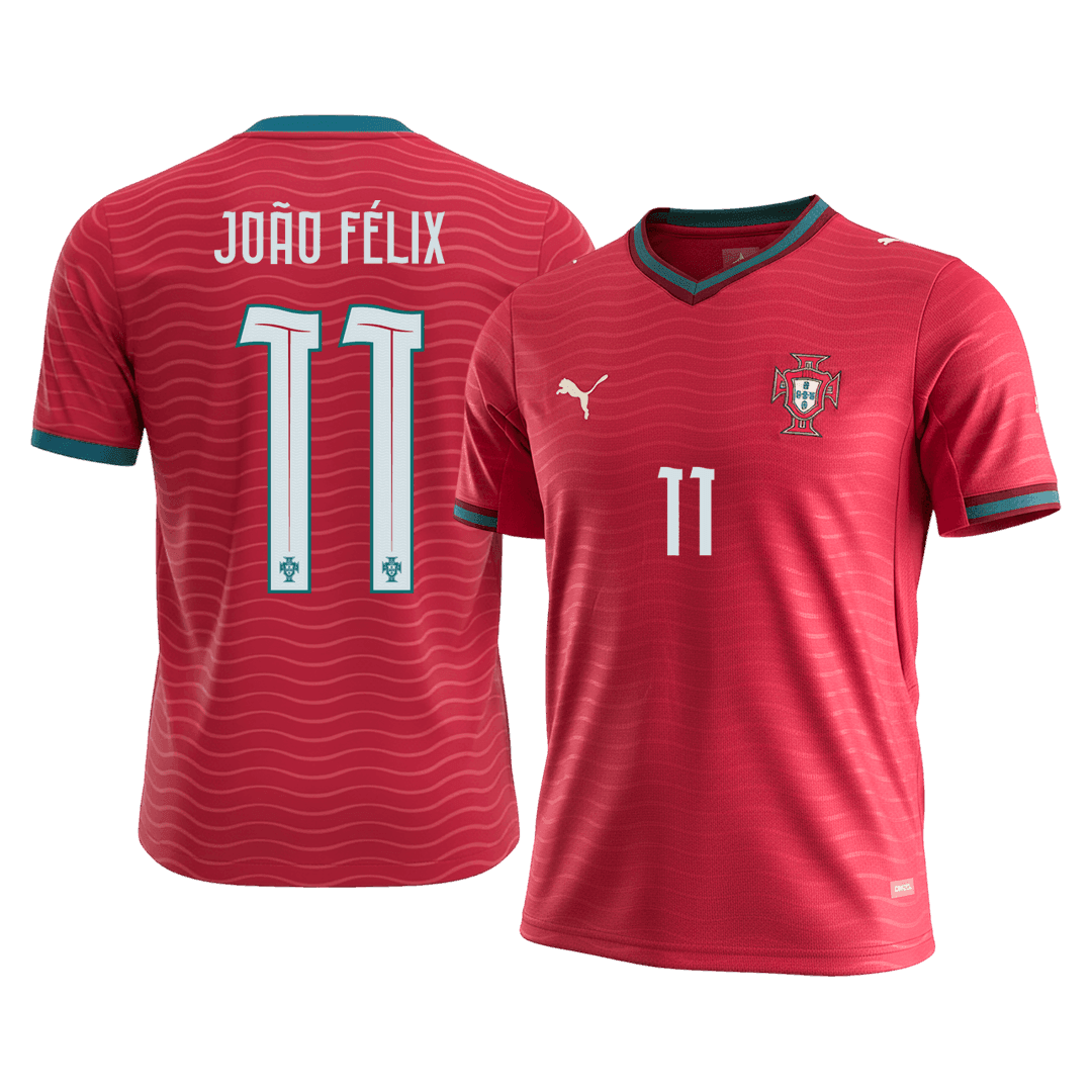 JOÃO FÉLIX #11 Men's Portugal World Cup 2026 Home Soccer Jersey Premium product view 1