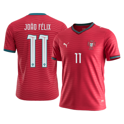 JOÃO FÉLIX #11 Men's Portugal World Cup 2026 Home Soccer Jersey Premium product view 1