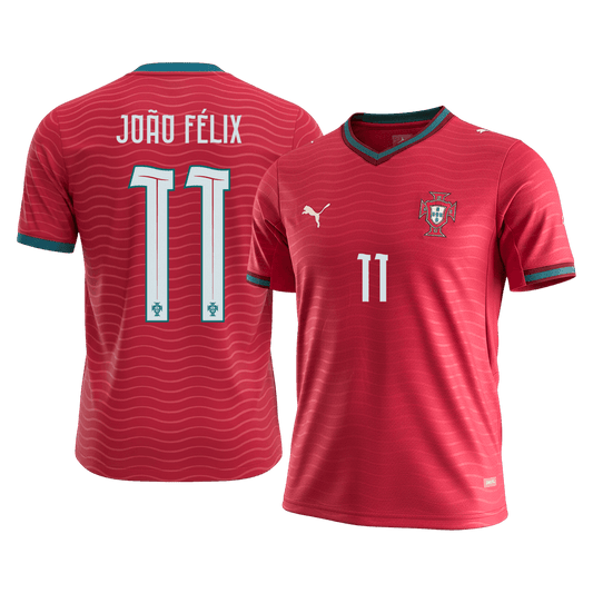 JOÃO FÉLIX #11 Men's Portugal World Cup 2026 Home Soccer Jersey Premium product view 1