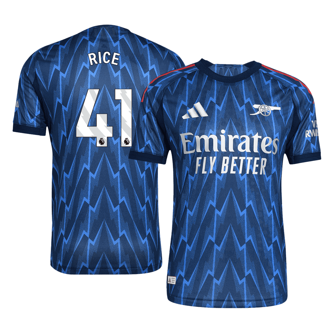 RICE #41 Men's Arsenal 2025/26 Player Version Away Soccer Jersey - Slim Fit product view 1