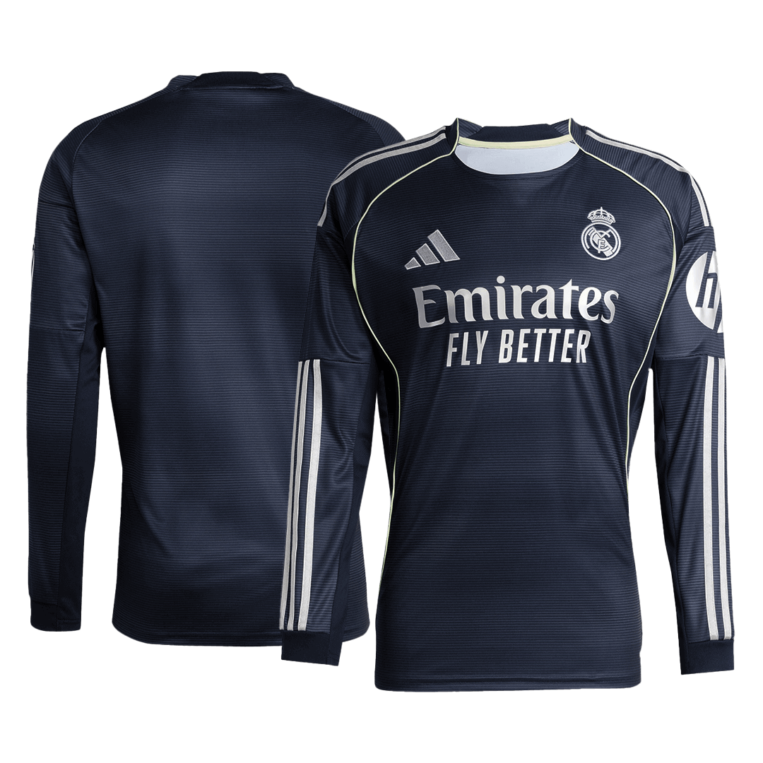 Men's Real Madrid 2025/26 Away Long Sleeve Soccer Jersey product view 11