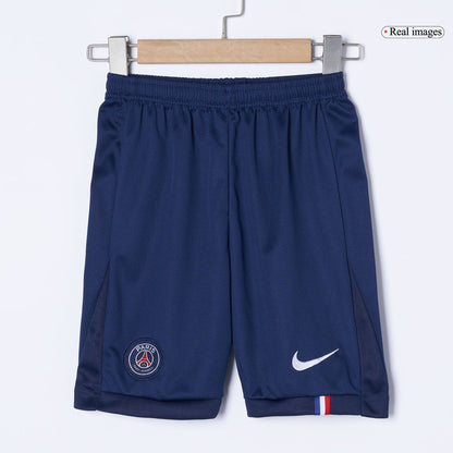 Kid's PSG 2025/26 Home Soccer Jersey Full Kit