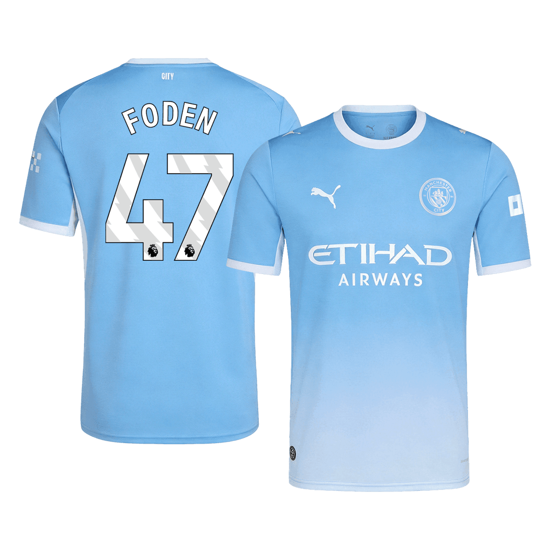 FODEN #47 Men's Manchester City 2026/27 Home Soccer Jersey product view 1