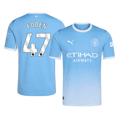 FODEN #47 Men's Manchester City 2026/27 Home Soccer Jersey product view 1