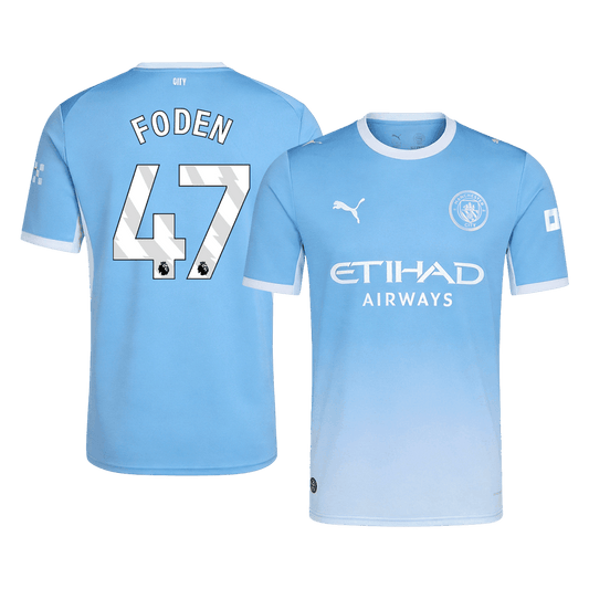 FODEN #47 Men's Manchester City 2026/27 Home Soccer Jersey product view 1