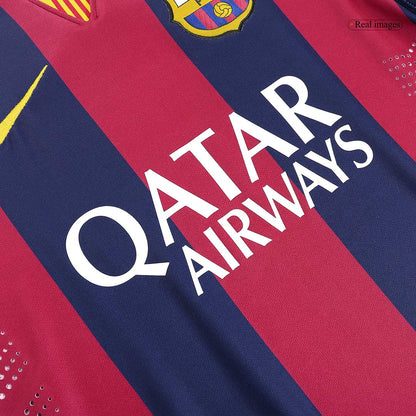 Retro MESSI #10 Men's Barcelona 2014/15 Home Soccer Jersey product view 5