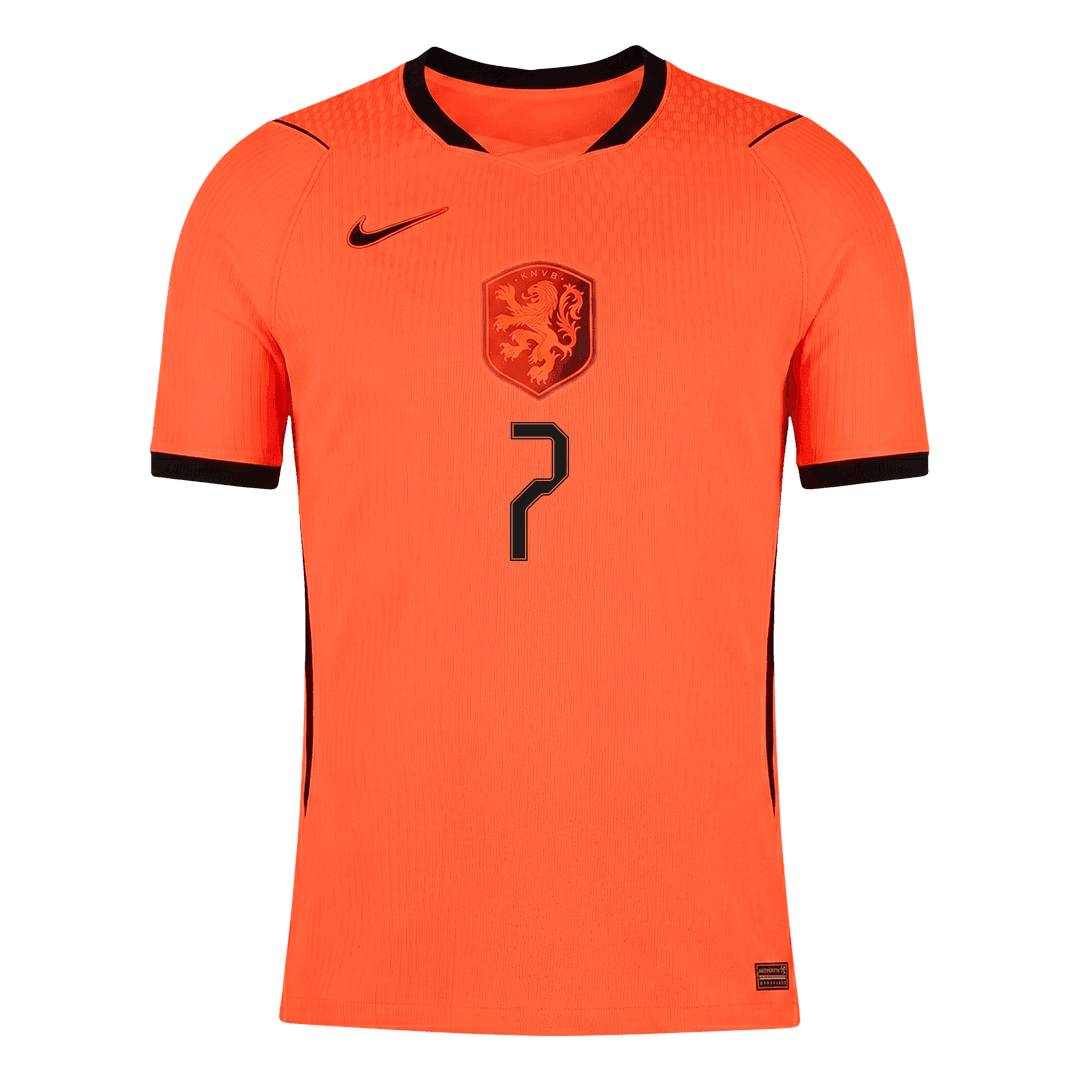 XAVI #7 Men's Netherlands World Cup 2026 Player Version Home Soccer Jersey - Slim Fit product view 9