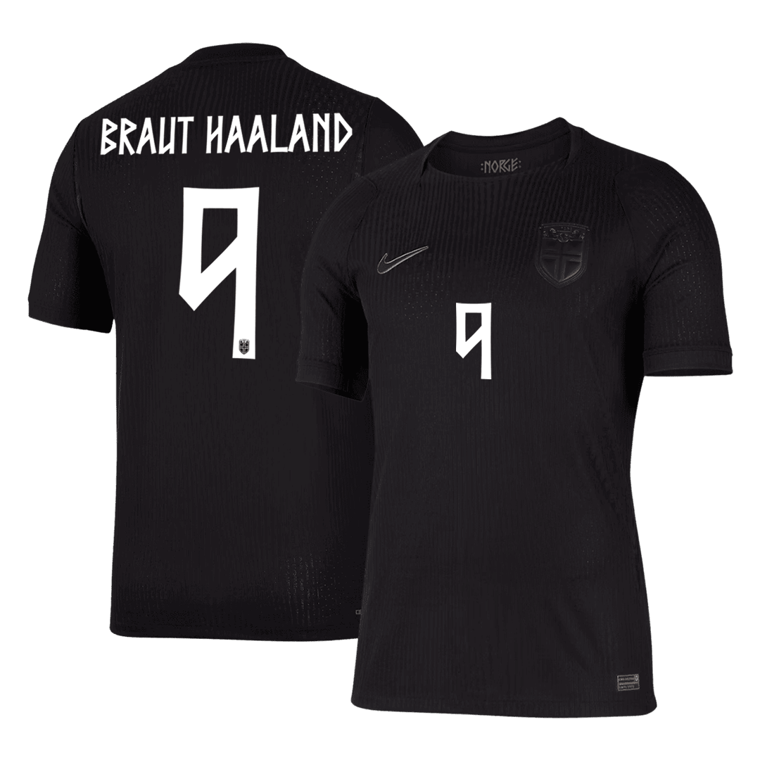 BRAUT HAALAND #9 Men's Norway World Cup 2026 Player Version Away Soccer Jersey - Slim Fit product view 1
