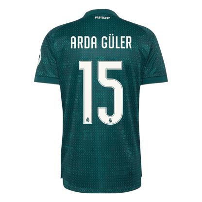 ARDA GÜLER #15 Men's Real Madrid 2026/27 Player Version Away Soccer Jersey product view 3