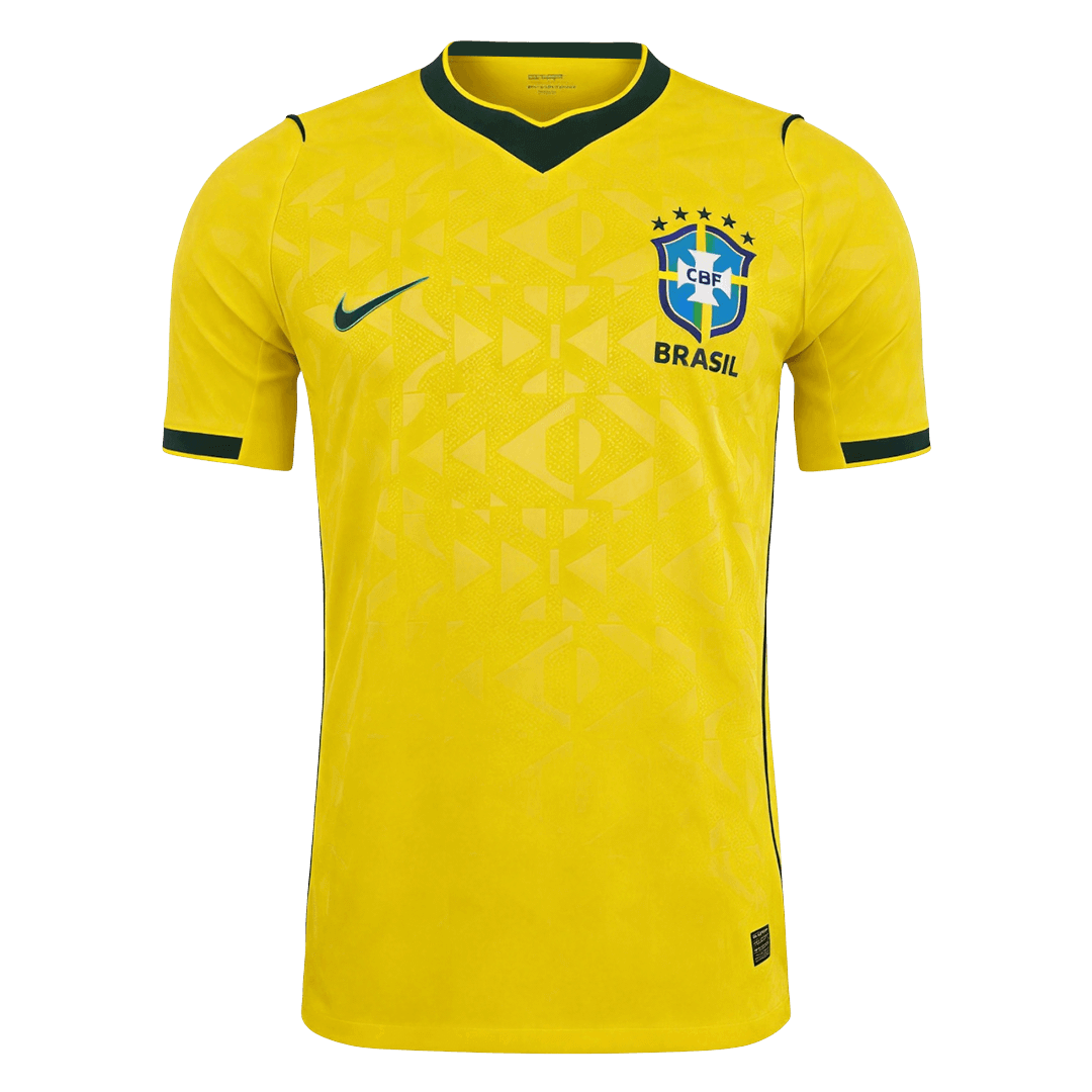 Men's Brazil World Cup 2026 Player Version Home Soccer Jersey - Slim Fit product view 1