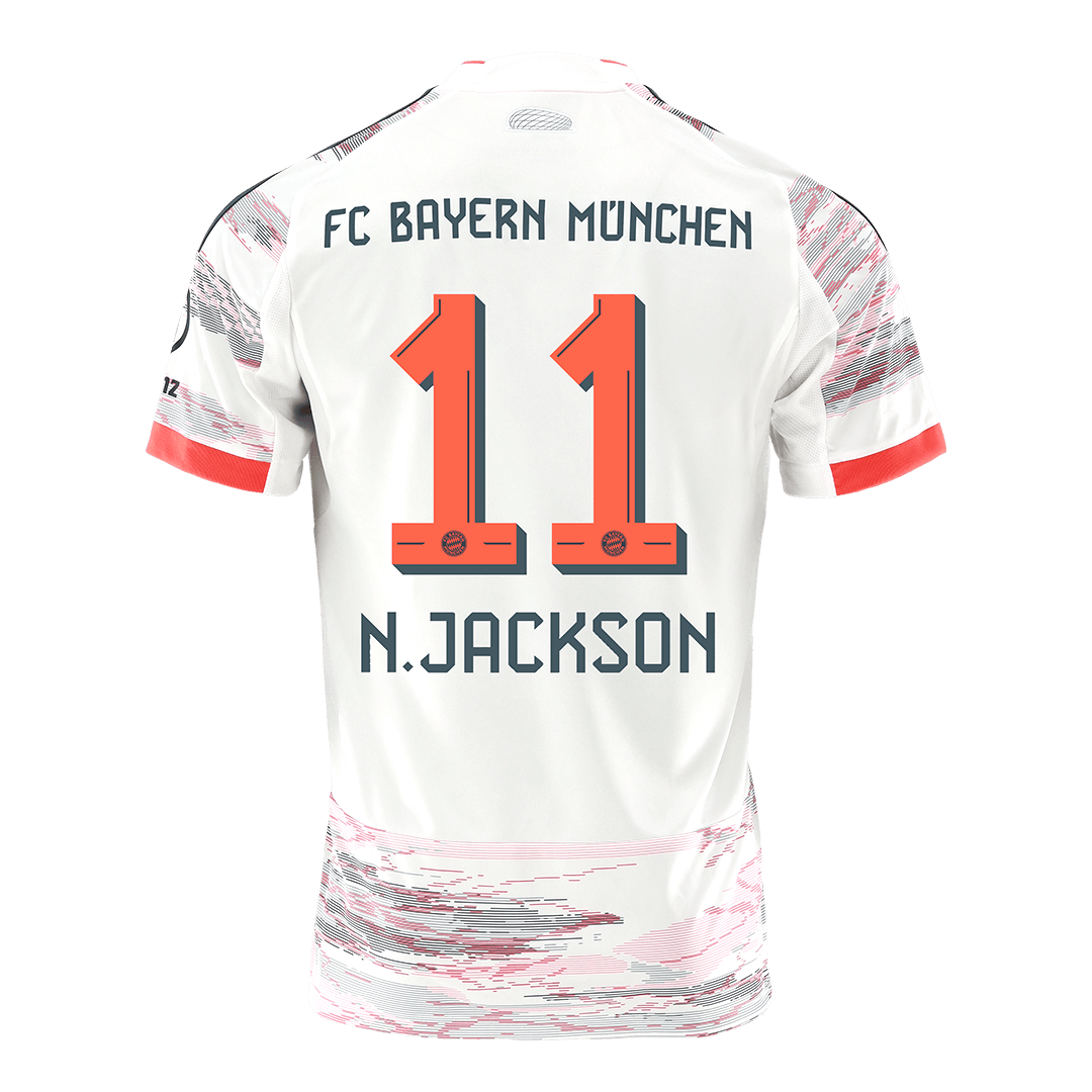 N.JACKSON #11 Men's Bayern Munich 2025/26 Away Soccer Jersey product view 13