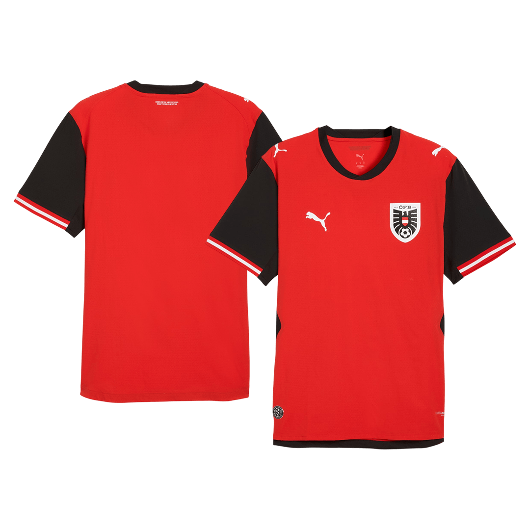 Men's Austria World Cup 2026 Player Version Home Soccer Jersey - Slim Fit product view 2