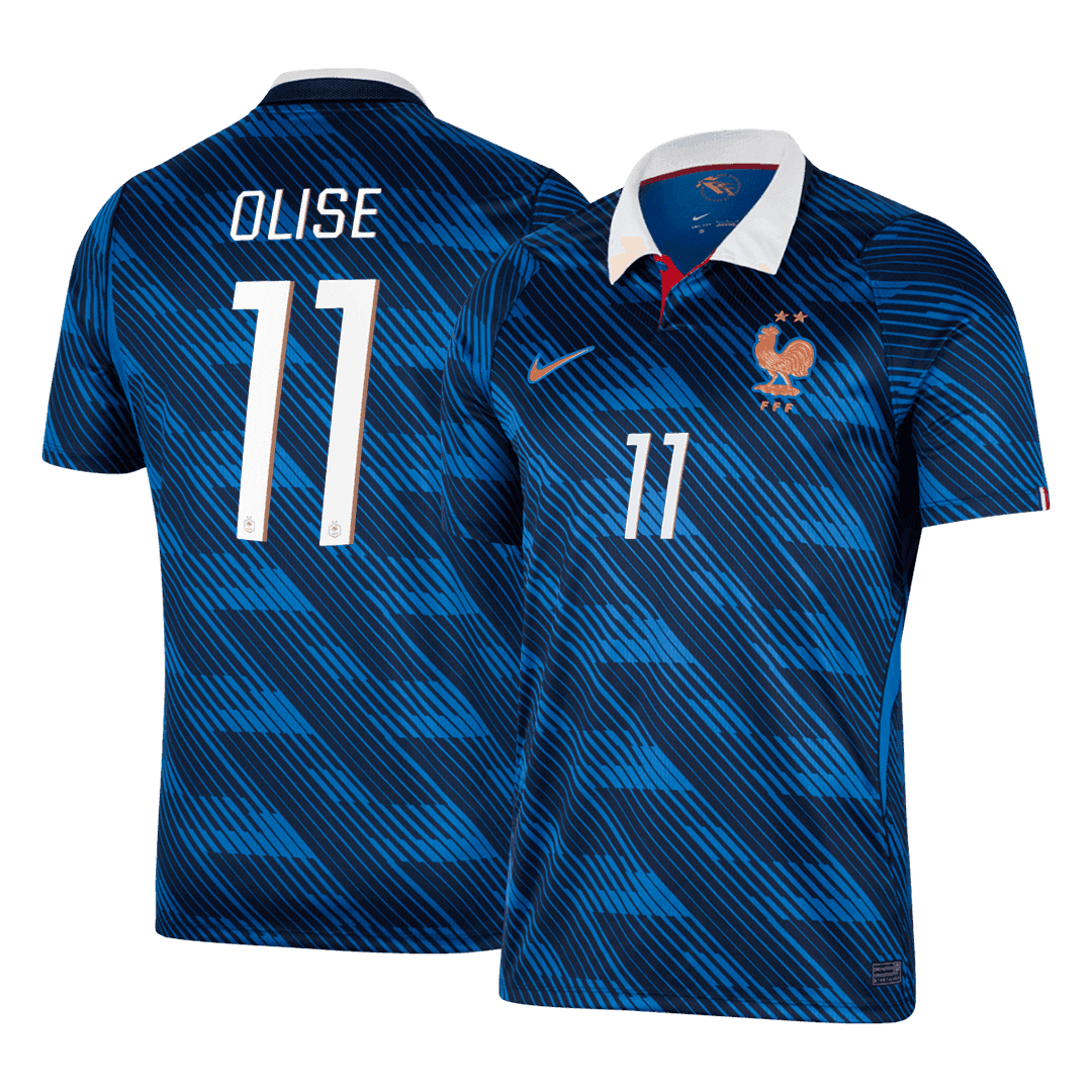 OLISE #11 Men's France World Cup 2026 Home Soccer Jersey product view 1
