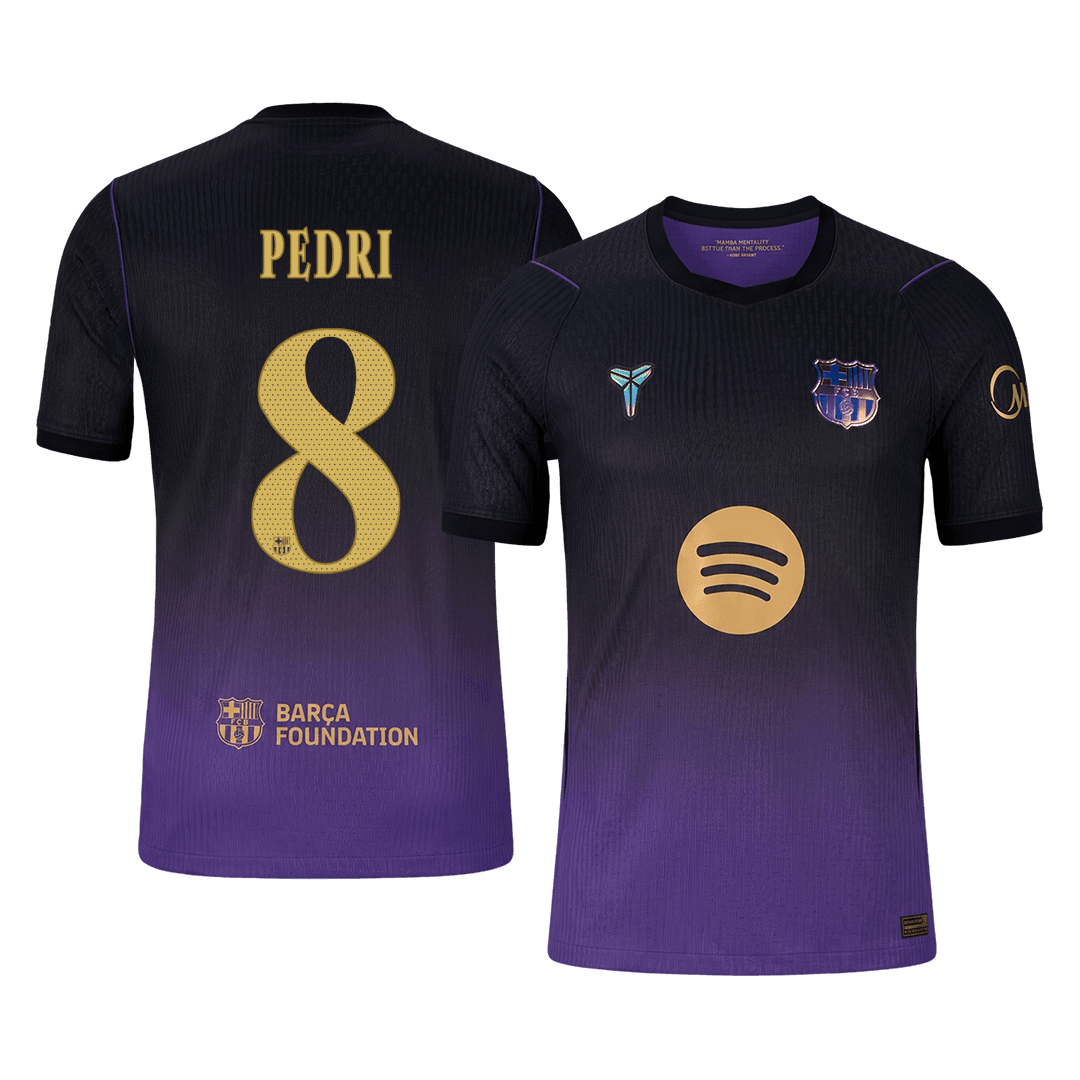 PEDRI #8 Men's Barcelona UCL 2026/27 Player Version Away Soccer Jersey product view 1