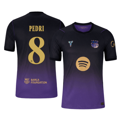 PEDRI #8 Men's Barcelona UCL 2026/27 Player Version Away Soccer Jersey product view 1