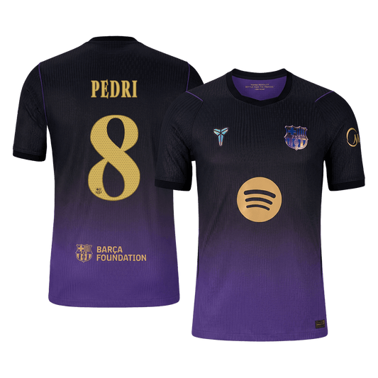 PEDRI #8 Men's Barcelona UCL 2026/27 Player Version Away Soccer Jersey product view 1