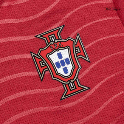 Kid's B. FERNANDES #8 Portugal World Cup 2026 Home Soccer Jersey Kit [PREMIUM]