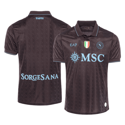 Men's Napoli 2025/26 Player Version Third Away Soccer Jersey - Slim Fit
