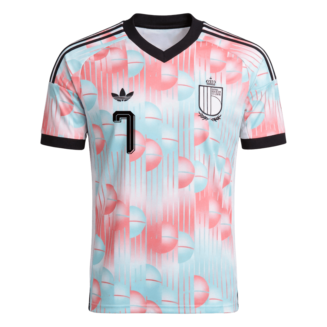DE BRUYNE #7 Men's Belgium World Cup 2026 Away Soccer Jersey product view 8