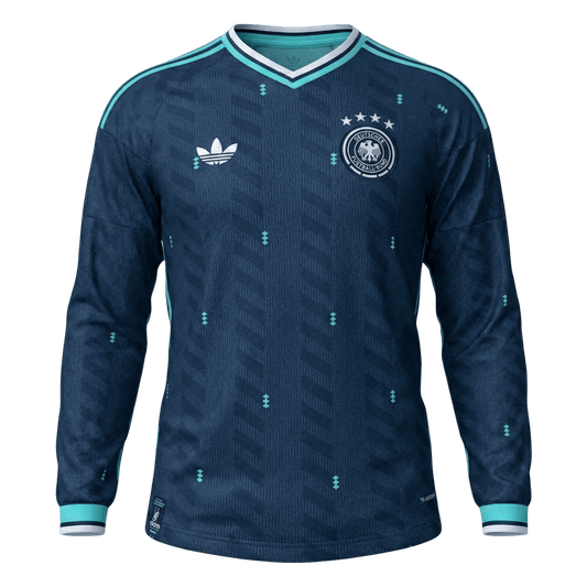 Men's Germany World Cup 2026 Away Long Sleeve Soccer Jersey product view 1