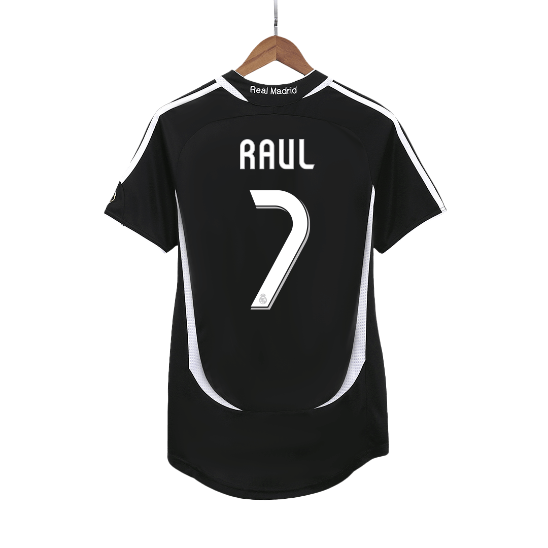 Retro RAUL #7 Men's Real Madrid 2006/07 Away Soccer Jersey product view 1