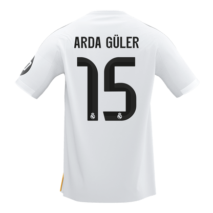 ARDA GÜLER #15 Men's Real Madrid 2025/26 Home Soccer Jersey Premium product view 9