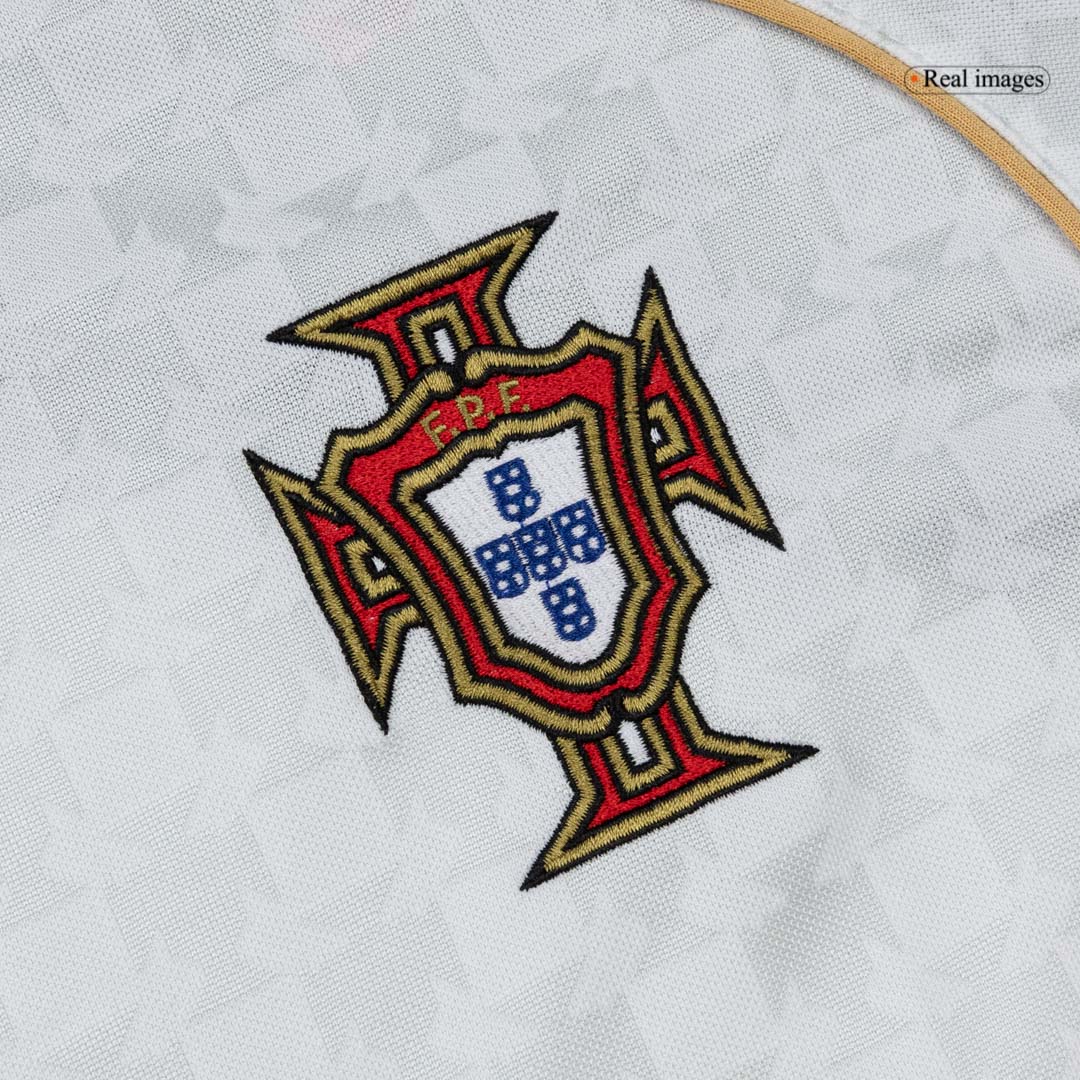 Retro Men's Portugal 2004 Away Soccer Jersey product view 5