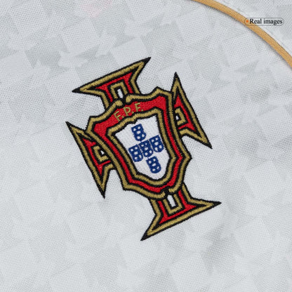Retro Men's Portugal 2004 Away Soccer Jersey product view 5