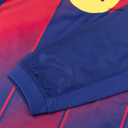 Men's Barcelona 2025/26 Home Long Sleeve Soccer Jersey product view 5