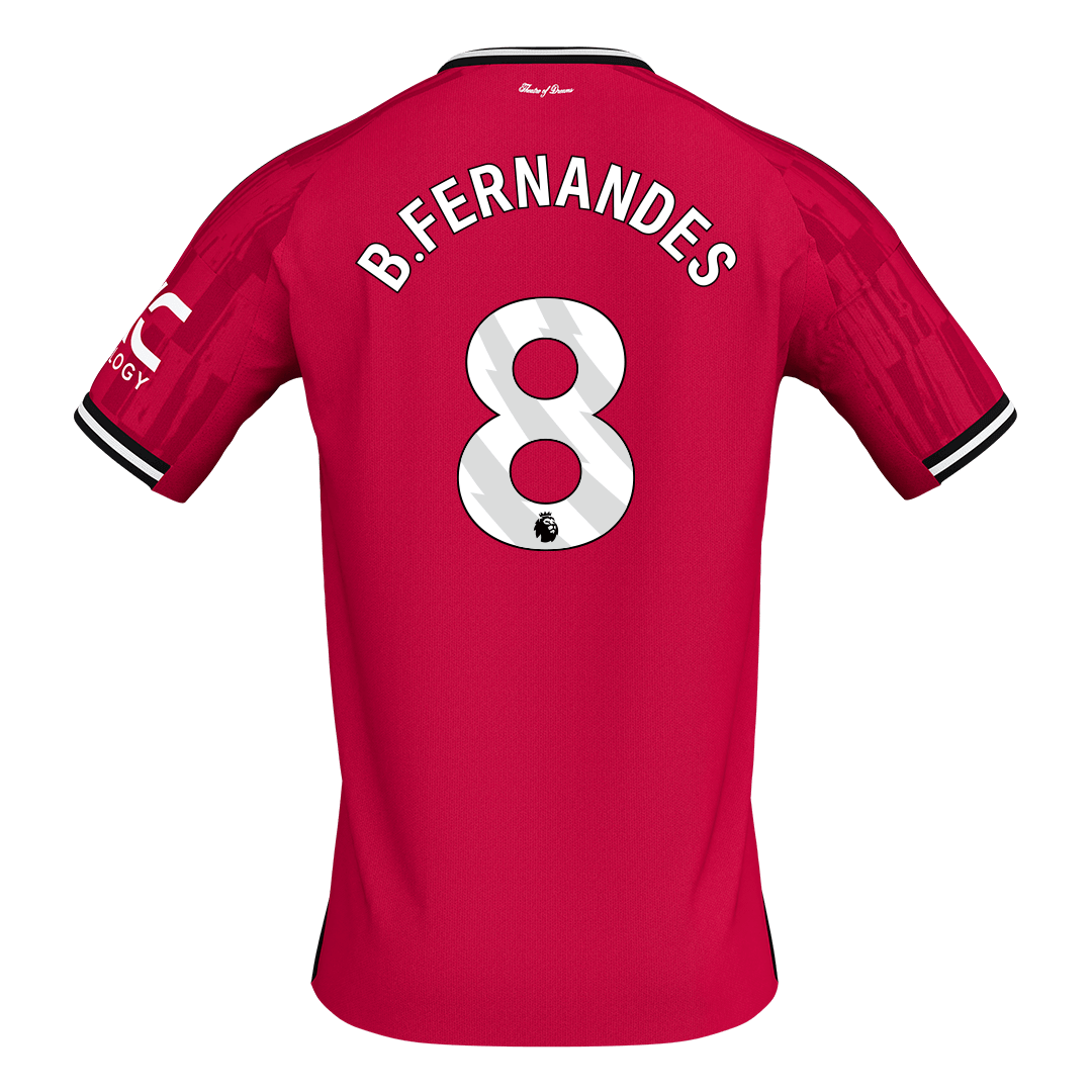B.FERNANDES #8 Men's Manchester United 2025/26 Home Soccer Jersey Premium product view 9