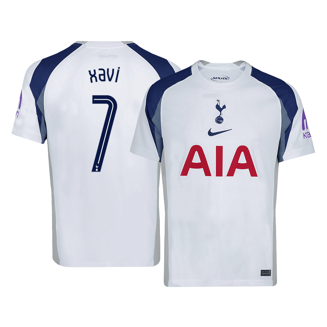 XAVI #7 Men's Tottenham Hotspur UCL 2025/26 Home Soccer Jersey product view 1