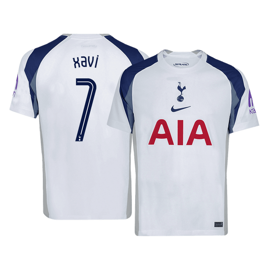 XAVI #7 Men's Tottenham Hotspur UCL 2025/26 Home Soccer Jersey product view 1