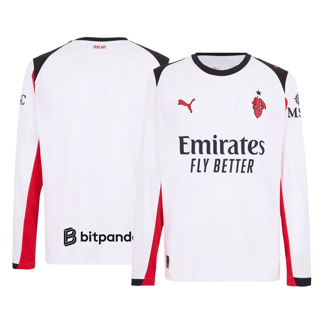 Men's AC Milan 2025/26 Away Long Sleeve Soccer Jersey product view 10
