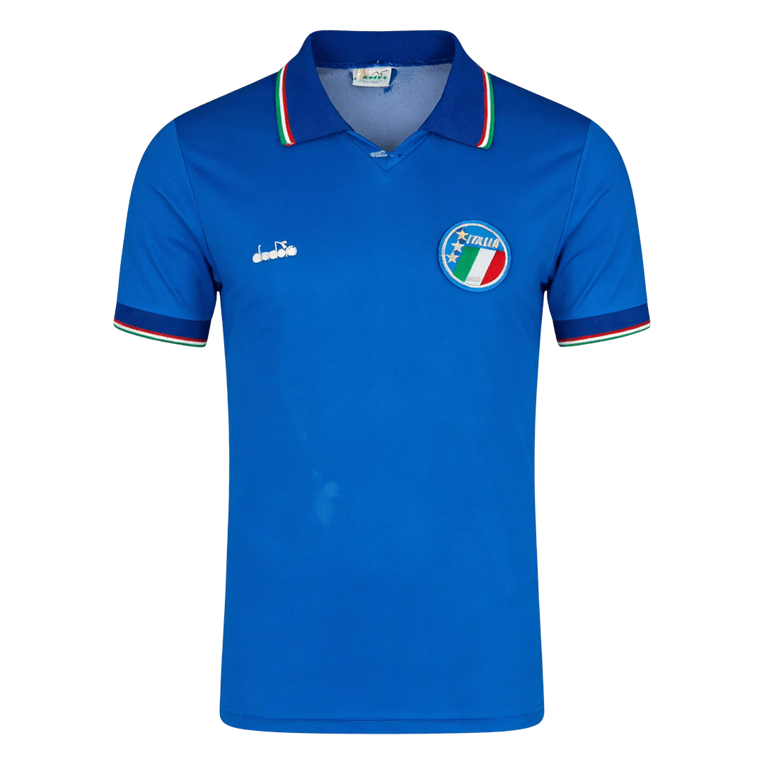 Retro Men's Italy 1990 Home Soccer Jersey product view 1