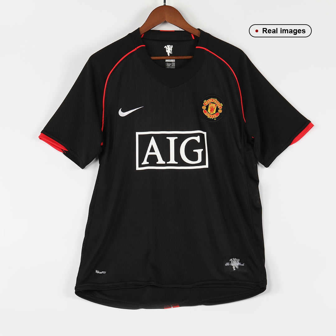 Retro Men's Manchester United 2007/08 Away Soccer Jersey product view 2