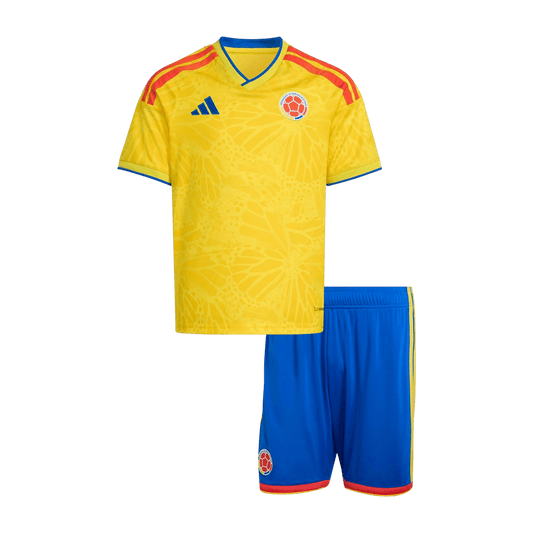Kid's Colombia World Cup 2026 Home Soccer Jersey Kit
