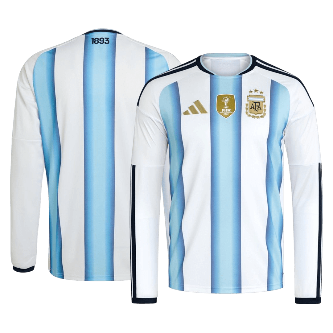 Men's Argentina World Cup 2026 Home Long Sleeve Soccer Jersey product view 10