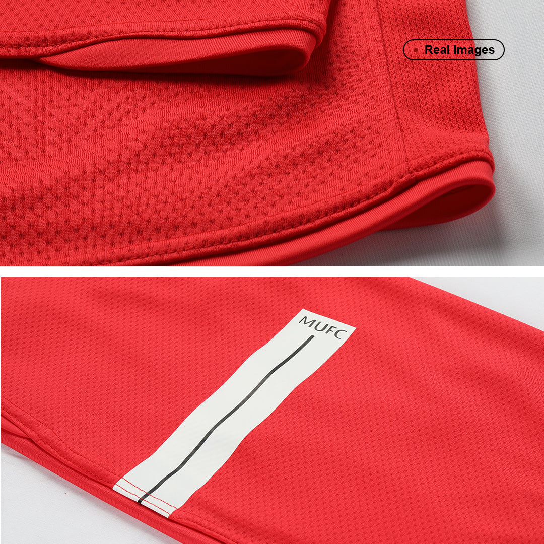 Retro SCHOLES #18 Men's Manchester United 2007/08 Home Soccer Jersey product view 2