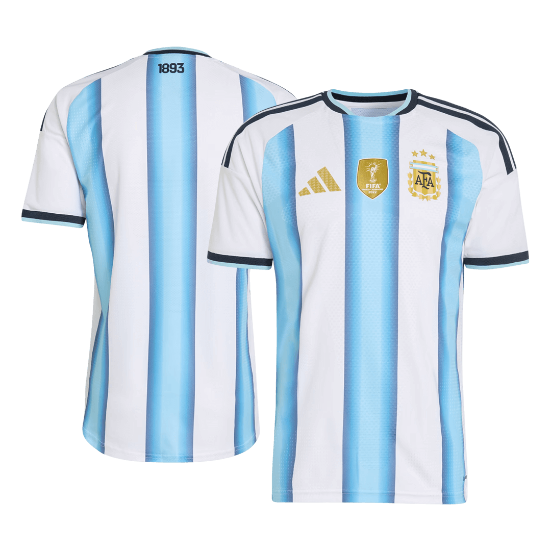 Men's Argentina World Cup 2026 Player Version Home Soccer Jersey - Slim Fit product view 2