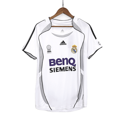Retro SERGIO RAMOS #4 Men's Real Madrid 2006/07 Home Soccer Jersey product view 10