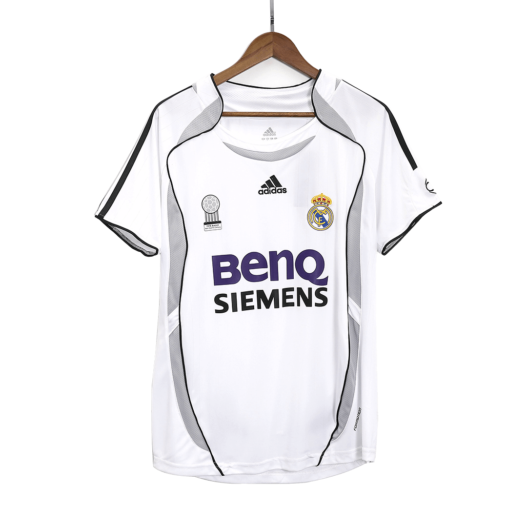Retro Men's Real Madrid 2006/07 Home Soccer Jersey product view 9