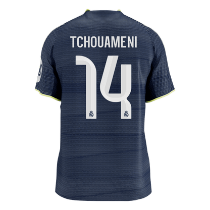 TCHOUAMENI #14 Men's Real Madrid 2025/26 Player Version Away Soccer Jersey - Slim Fit Premium product view 9