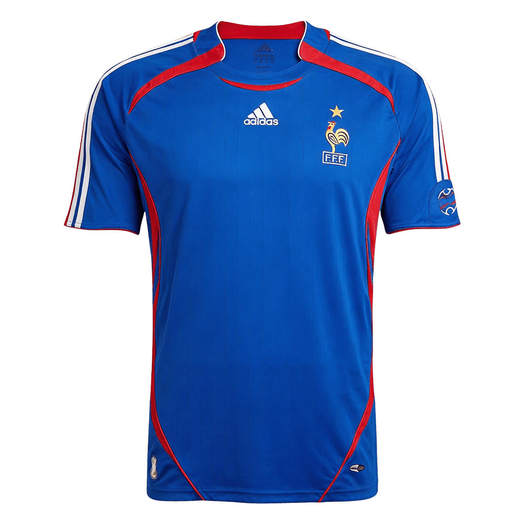 Retro Men's France World Cup 2006 Home Soccer Jersey product view 1